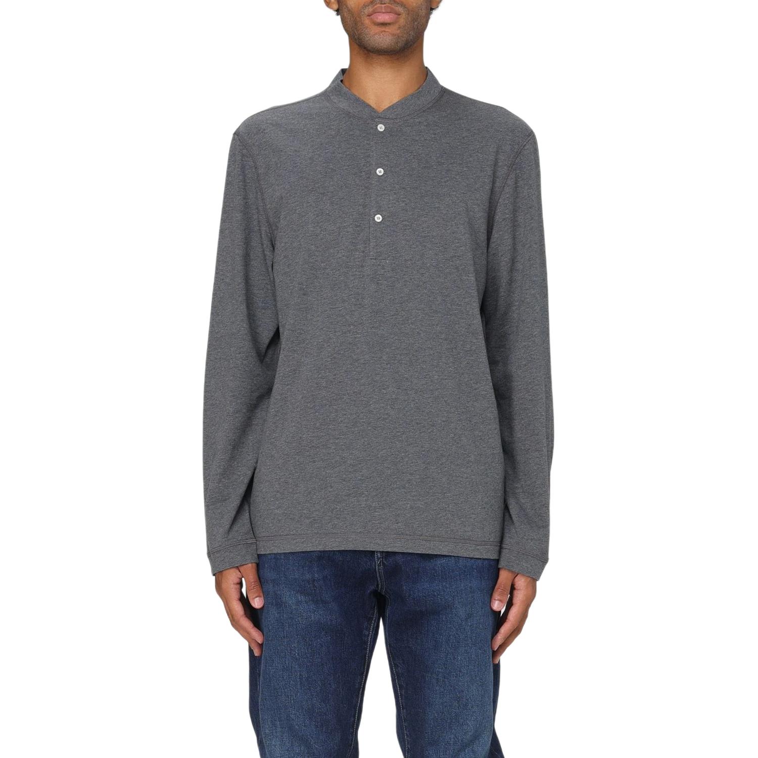 

Футболка мужская серая Brunello Cucinelli, серый