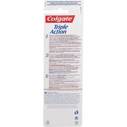 Зубная щетка тройного действия, 2 средних шт., Colgate — фото 2