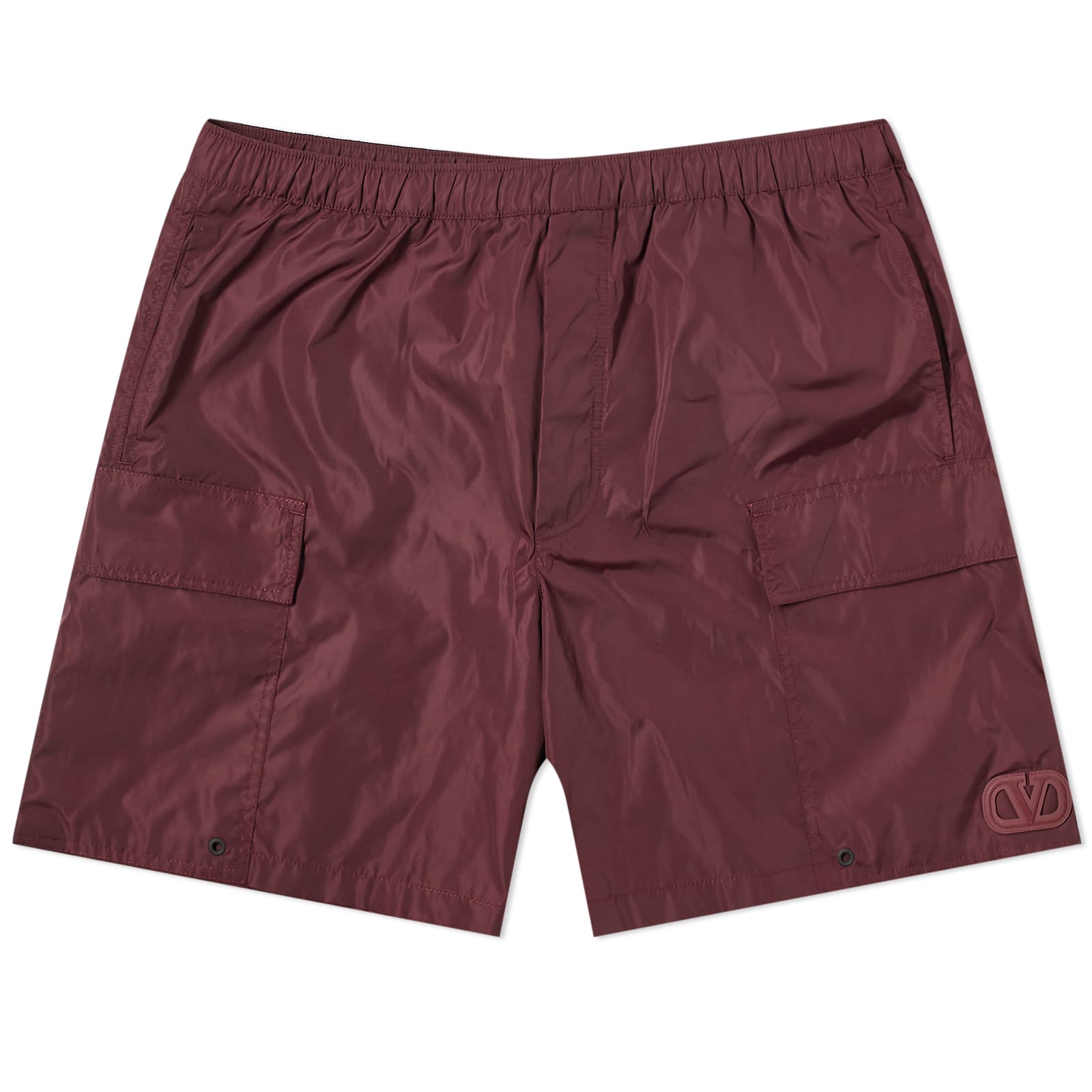 

Шорты для плавания Valentino Icon Logo Swim Shorts, цвет Bordeux