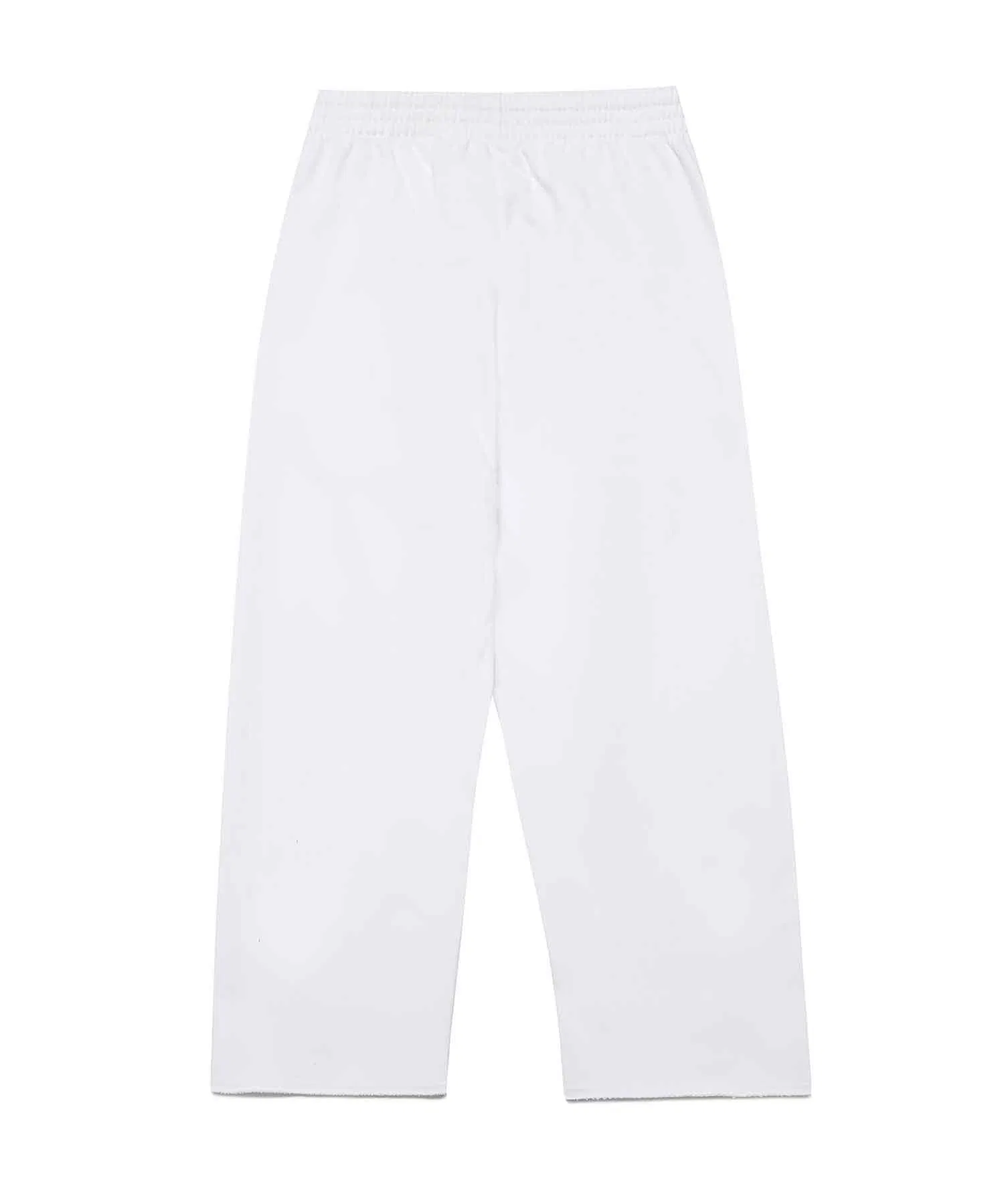Детские хлопковые брюки с логотипом MM6 Maison Margiela белые — фото 2