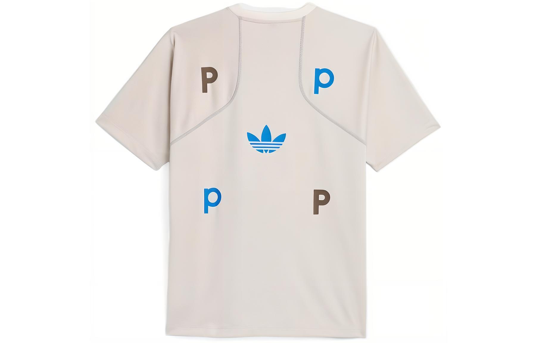 Футболка POP TECH унисекс светло-серая Adidas Originals — фото 3