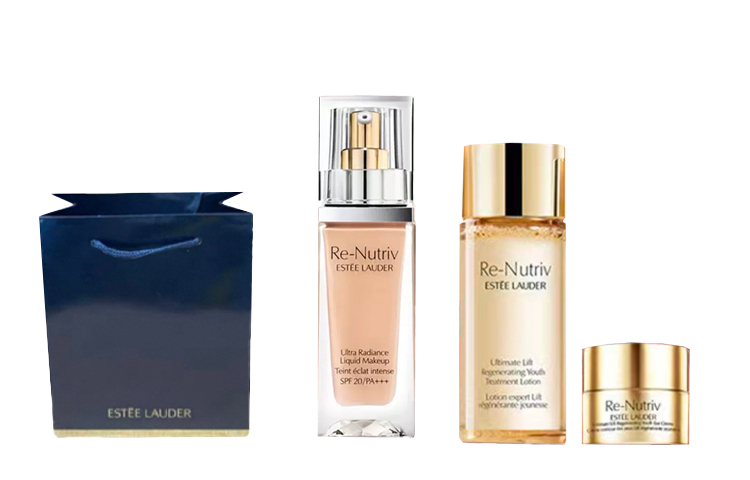 ESTEE LAUDER Yashilandai White Gold жидкий тональный крем набор макияжа стойкий увлажняющий комплекс три предмета — фото 3