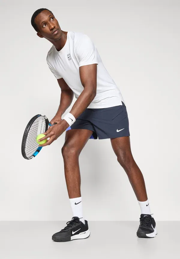 Шорты спортивные Nikecourt Slam Short, Nike Performance, темный обсидиан/сапфир/белый — фото 4