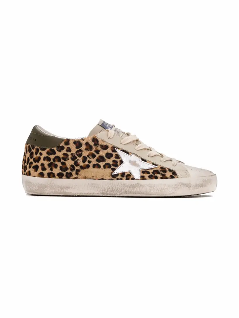 

Текстильные кеды Super-Star Golden Goose, мультиколор