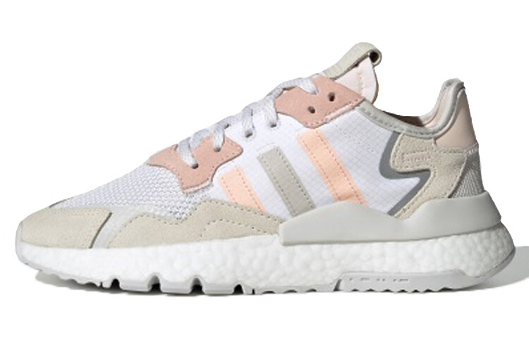 Кроссовки Adidas Originals Nite Jogger Lifestyle, белый/светло-розовый