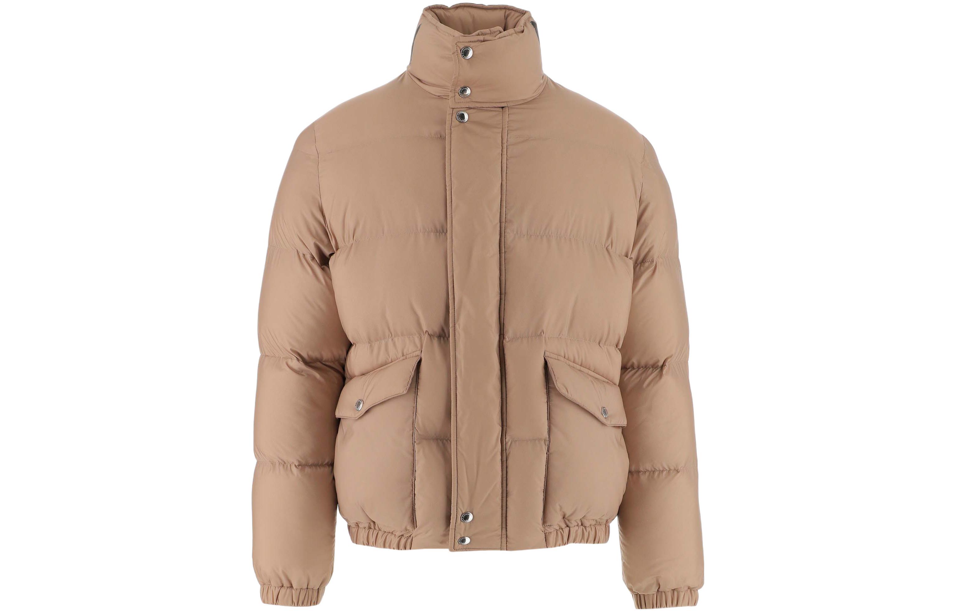 

Граффити Принтованная Куртка-Пуховик с Высоким Воротником Alexander McQueen, Коричневый