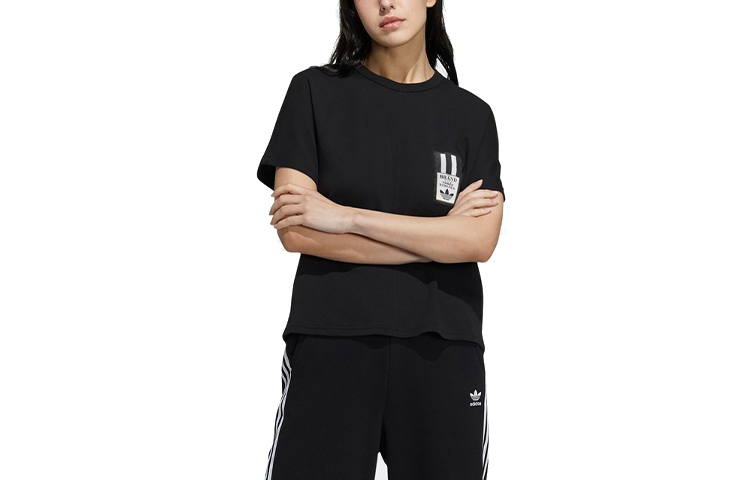 

Adidas Originals Женская футболка, цвет Black