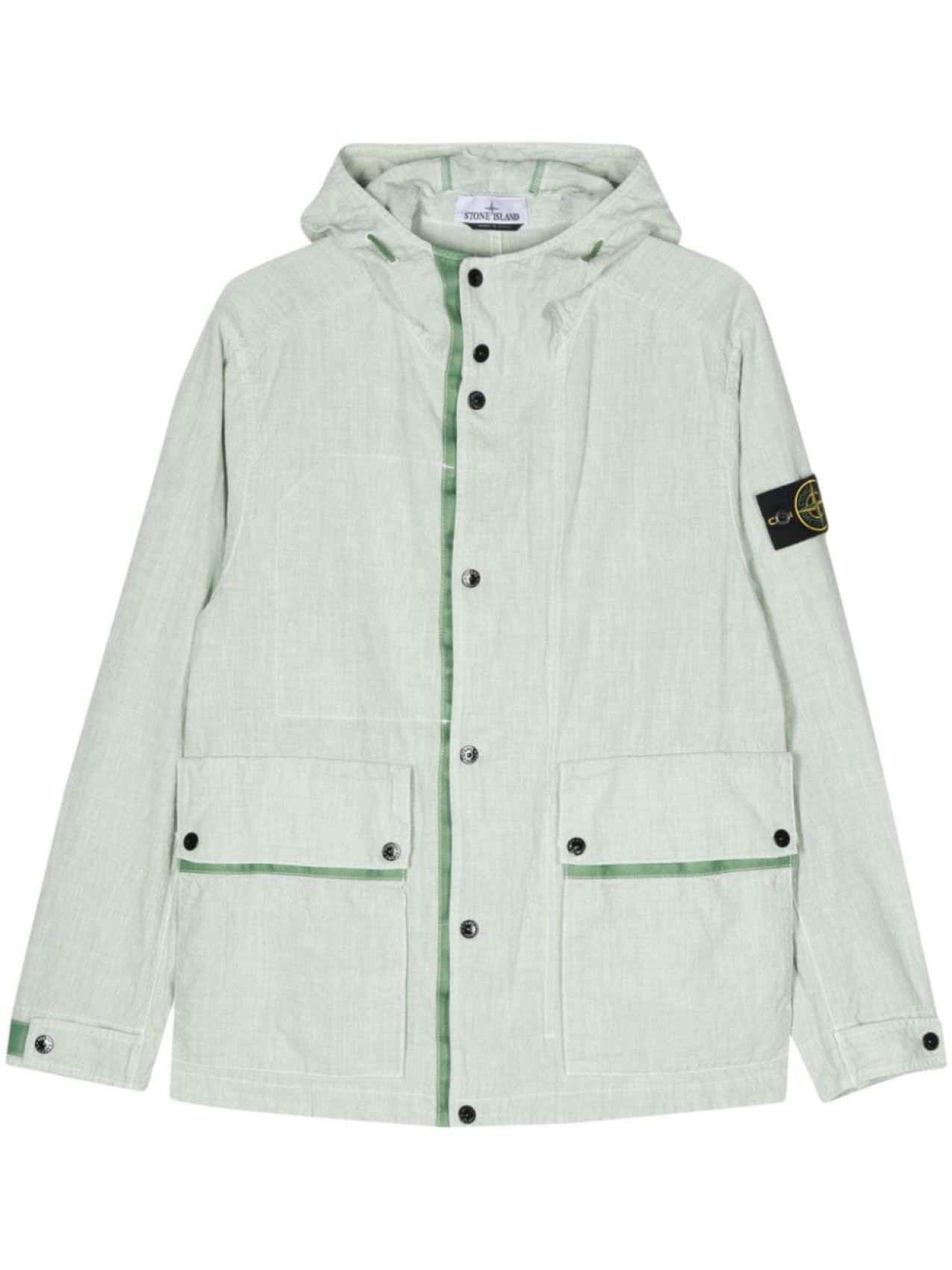 

Stone Island куртка с нашивкой Compass, зеленый