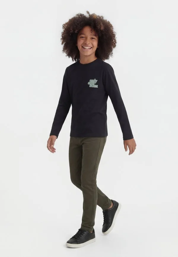 Osjisaac reg футболка с длинным рукавом топ с длинным рукавом Only & Sons Junior, Black