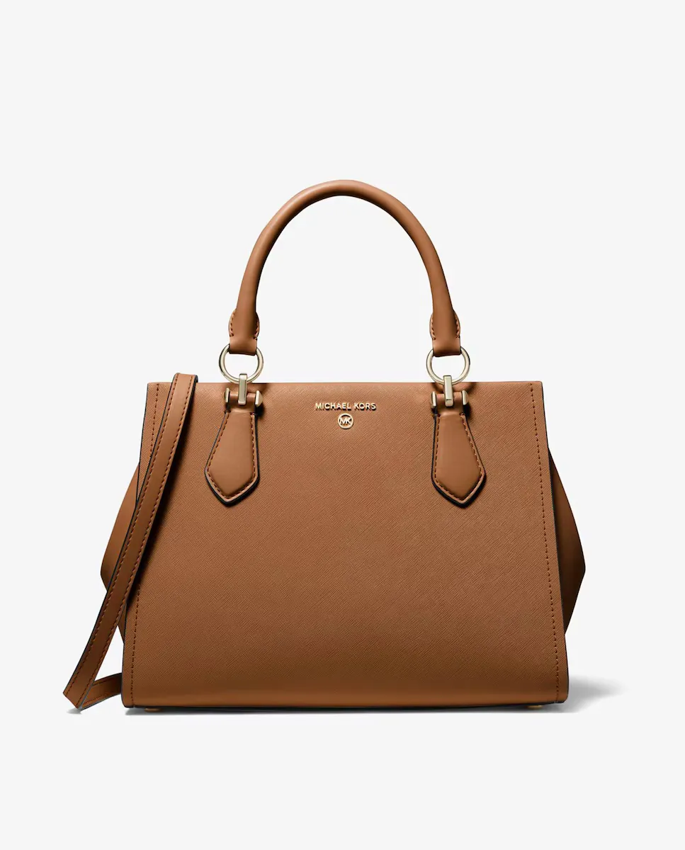 

Кожаная сумка через плечо Marilyn, трансформируемая в плечо Michael Michael Kors, коричневый