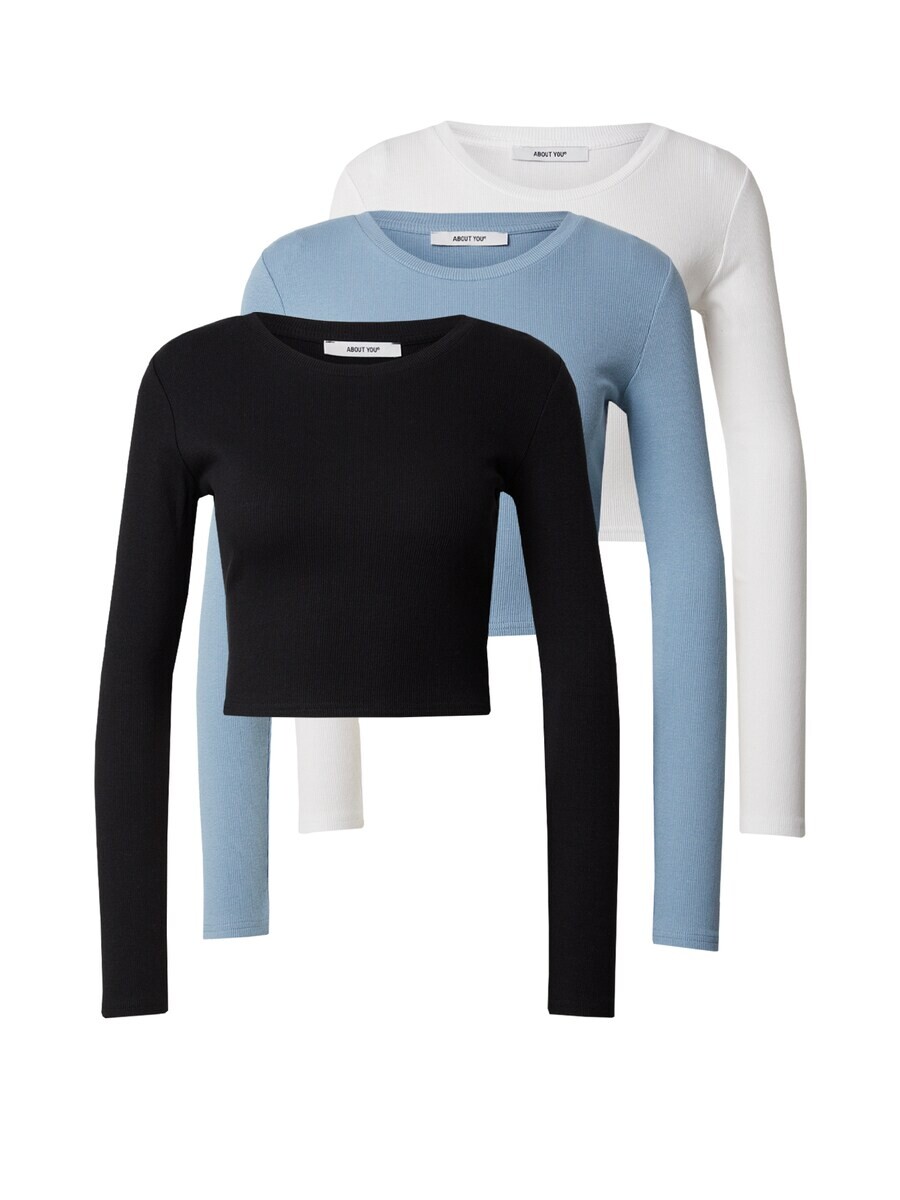 

Лонгслив ABOUT YOU Shirt Loretta, цвет blue/black/white