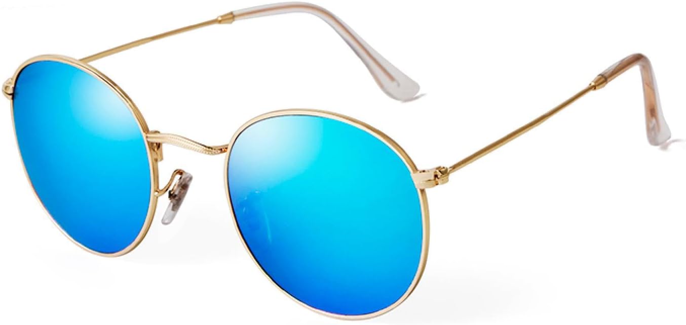 

Солнцезащитные очки с защитой от УФ-излучения UV400 | Зеленые, маленькие, металлические, круглые | Для женщин и мужчин, для занятий спортом на открытом воздухе и вождения DSVIGF, 01