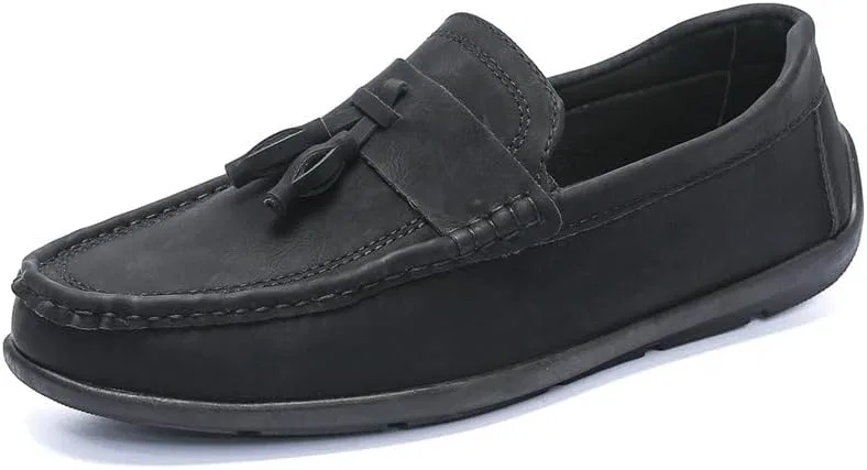 Мужские лоферы из PU-кожи, Classic Casual, черный SayfuR