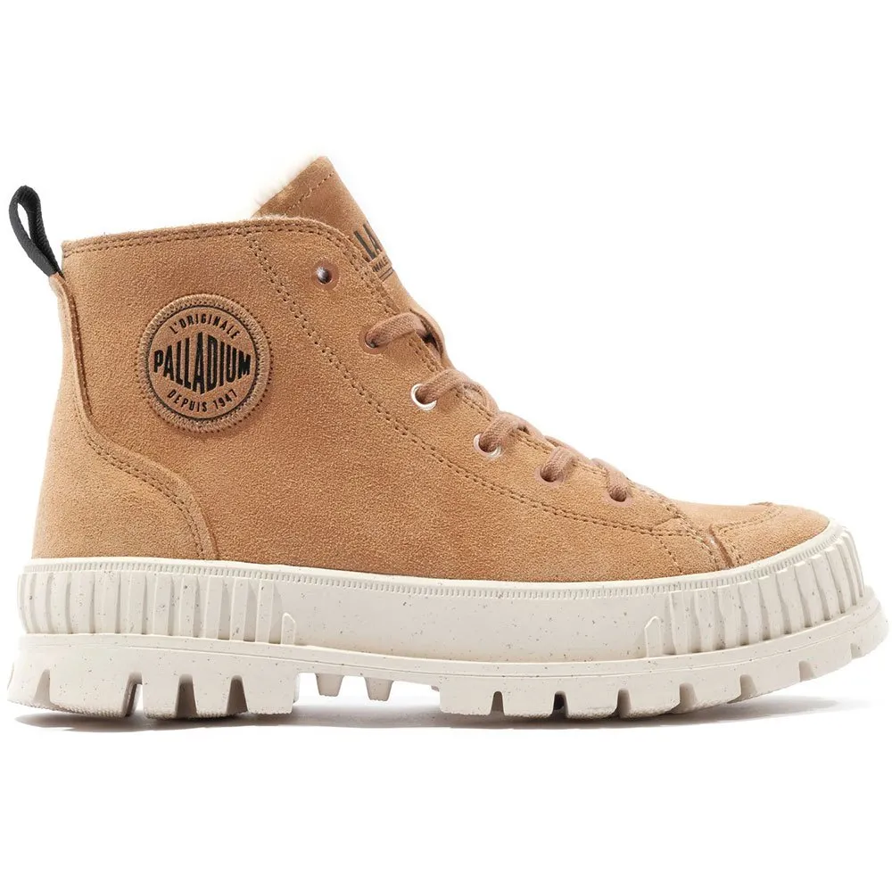 

Ботинки Palladium Pallashock Warm zip, коричневый