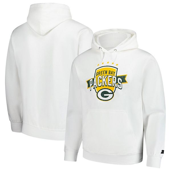 

Мужской белый свитшот с капюшоном Green Bay Packers Vintage Starter