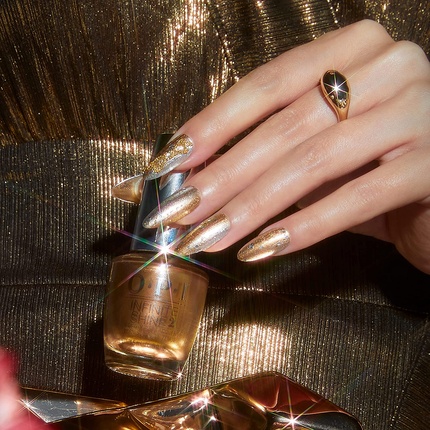 Лак для ногтей Opi Jewel Be Bold Collection Long Lasting Luxury Sleigh Bells Bling 15ml — фото 3