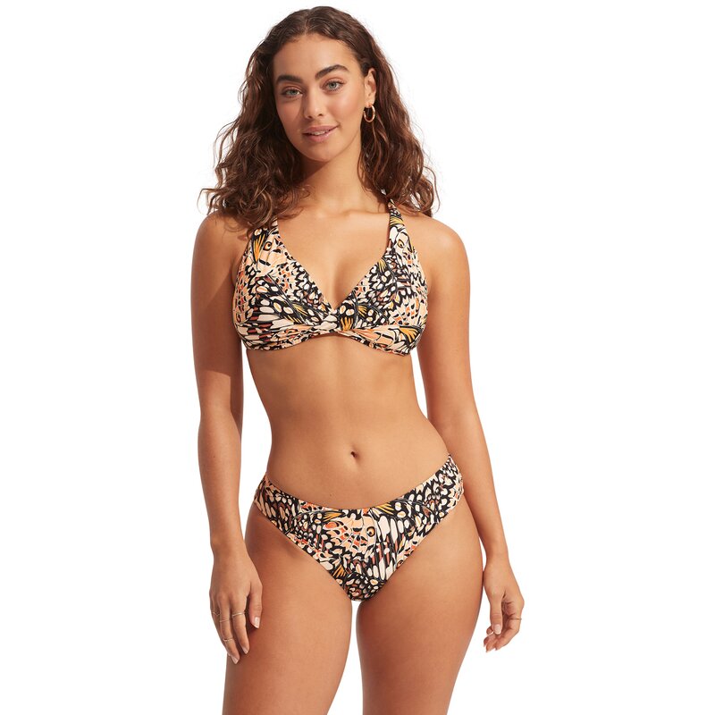 

Бикини-Чулки в стиле ретро-брюки Seafolly, цвет mandarin