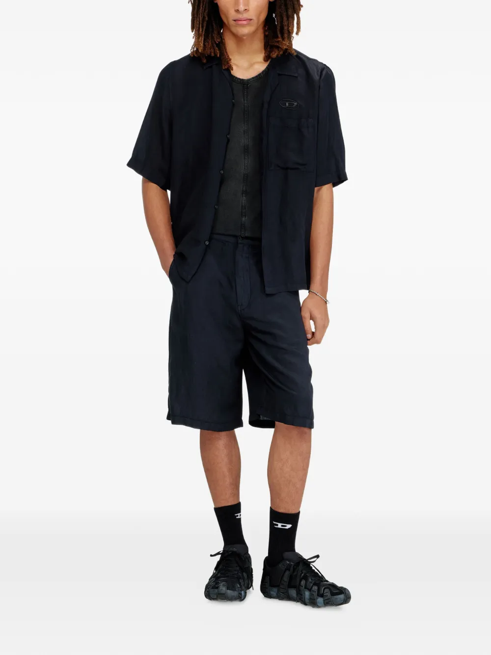 Шорты-чинос P-Hant-Chino-Short-Pgbs Diesel, черный — фото 2