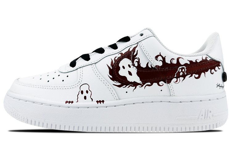 

Кроссовки Nike Air Force 1 Skateboard Shoes Women's Low-Top White/Brown