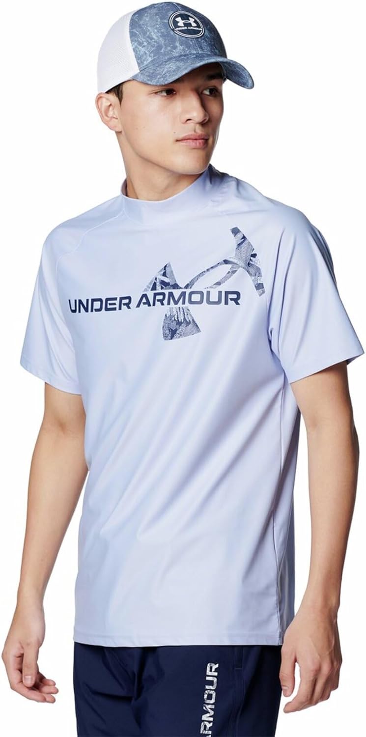 

Мужская поло-рубашка для гольфа UNDER ARMOUR UA Iso-Chill с коротким рукавом и высоким воротником, синий