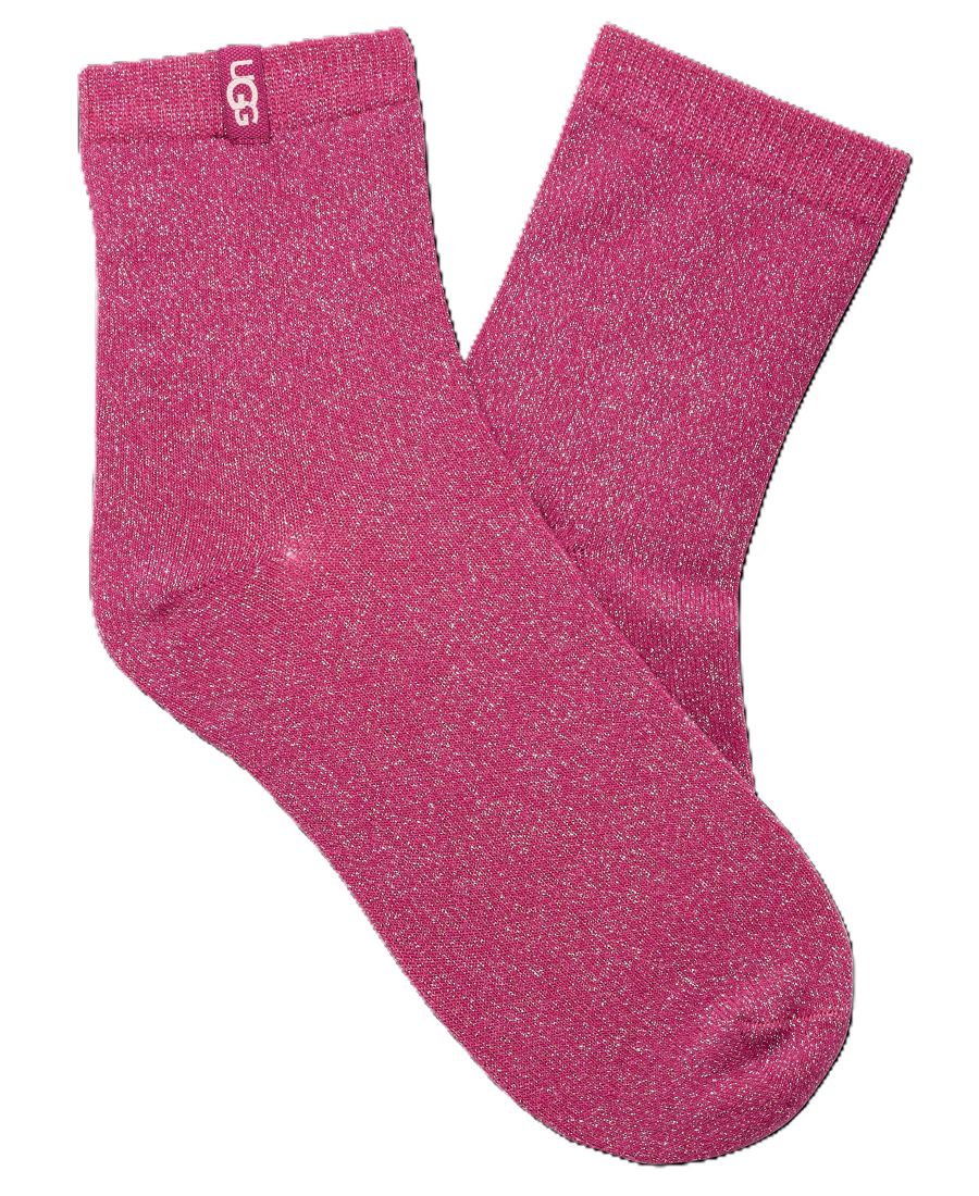 

Женские носки Lavinia Shimmer Quarter Socks UGG, Chroma Pink