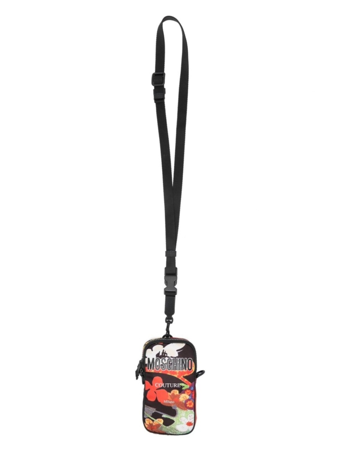 

Moschino сумка на плечо с цветочным принтом, черный