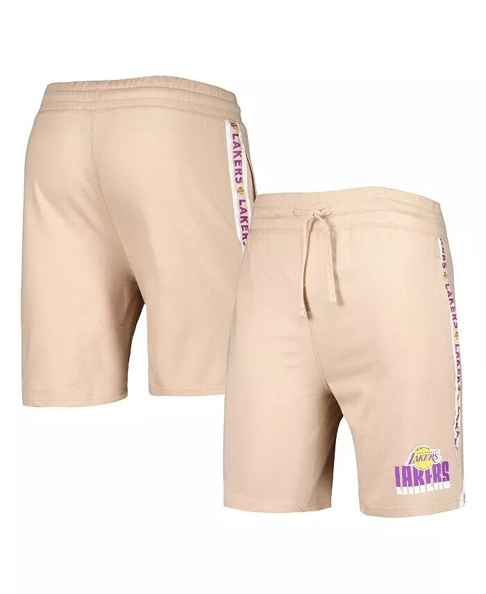 

Мужские шорты в полоску цвета загара команды Los Angeles Lakers Concepts Sport