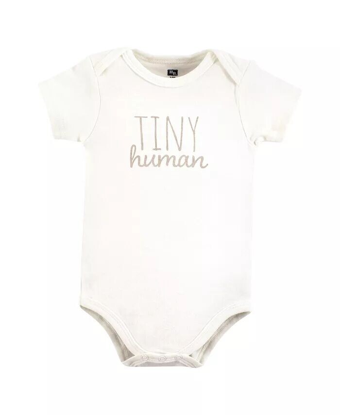 Хлопковые боди для маленьких мальчиков, медвежьи объятия Hudson Baby, бежевый — фото 3