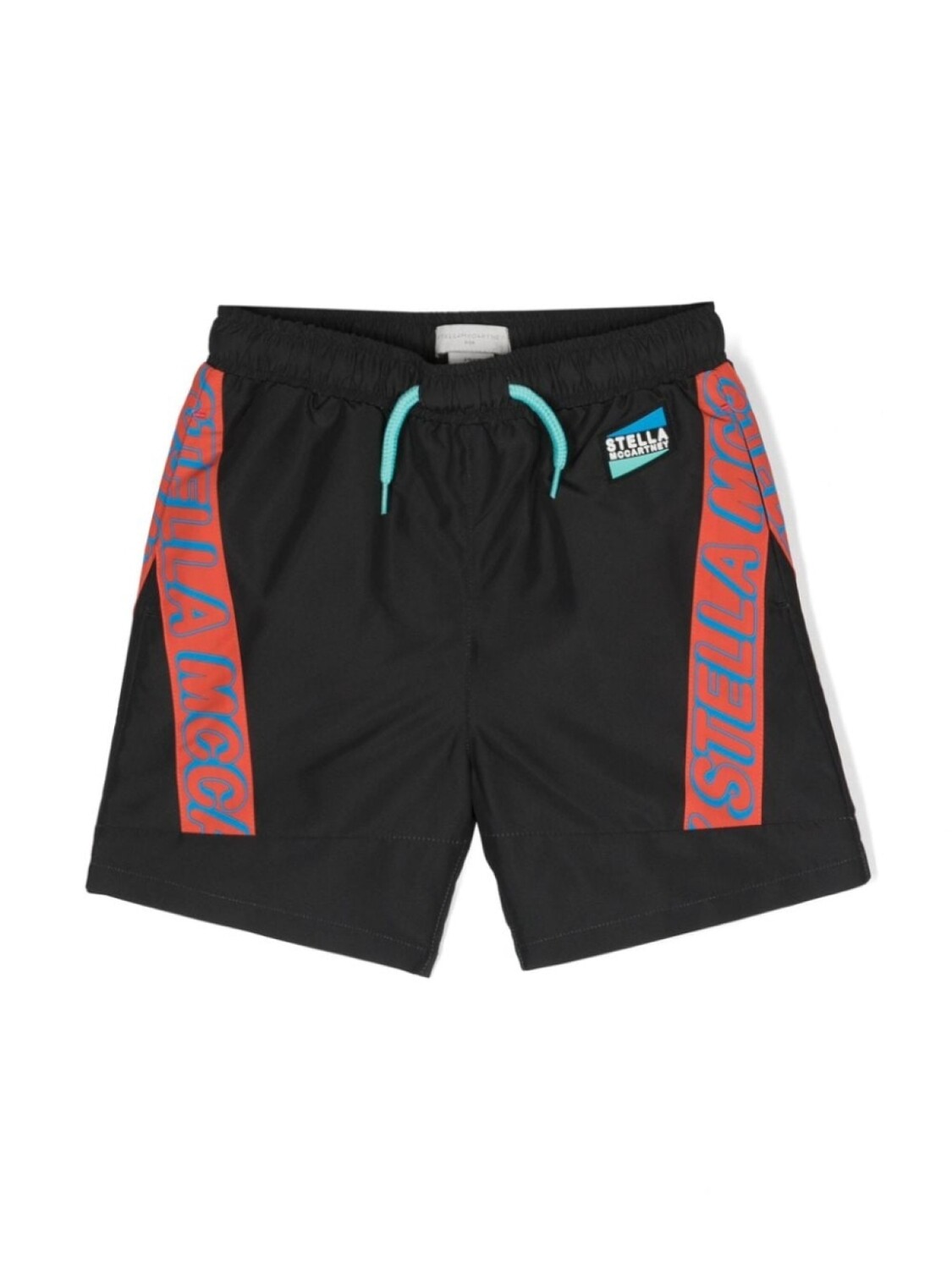 

Stella McCartney Kids плавки SMC Neon Trim, черный