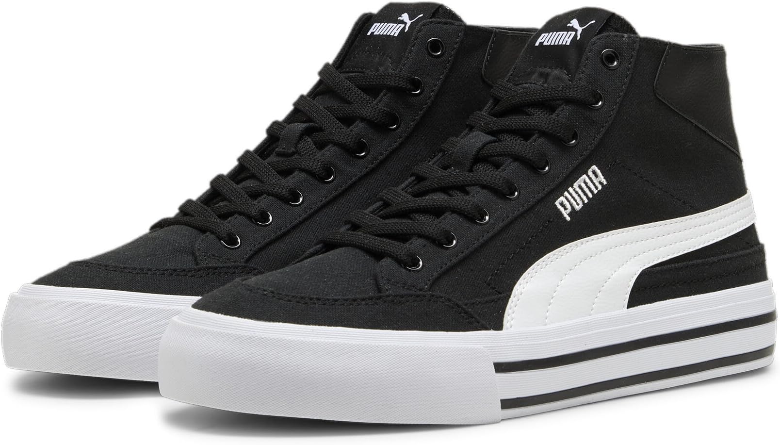 

Кроссовки PUMA Court Classic Vulc Mid, цвет Puma Black/Puma White