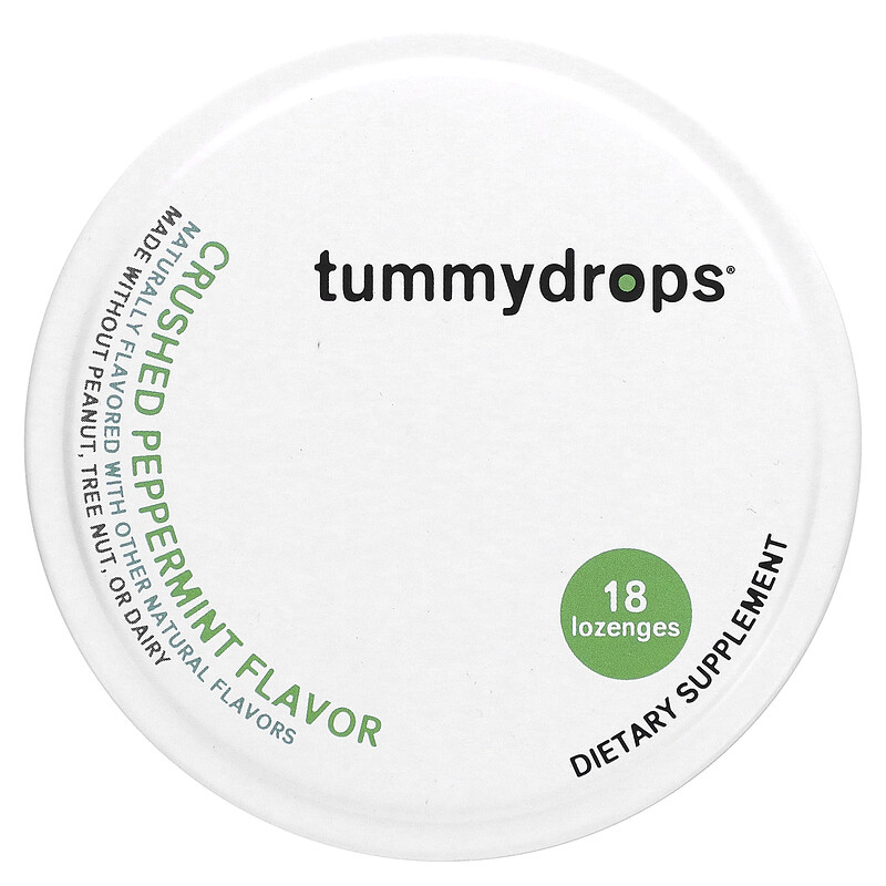 

Tummydrops, Леденцы с перечной мятой, 18 леденцов