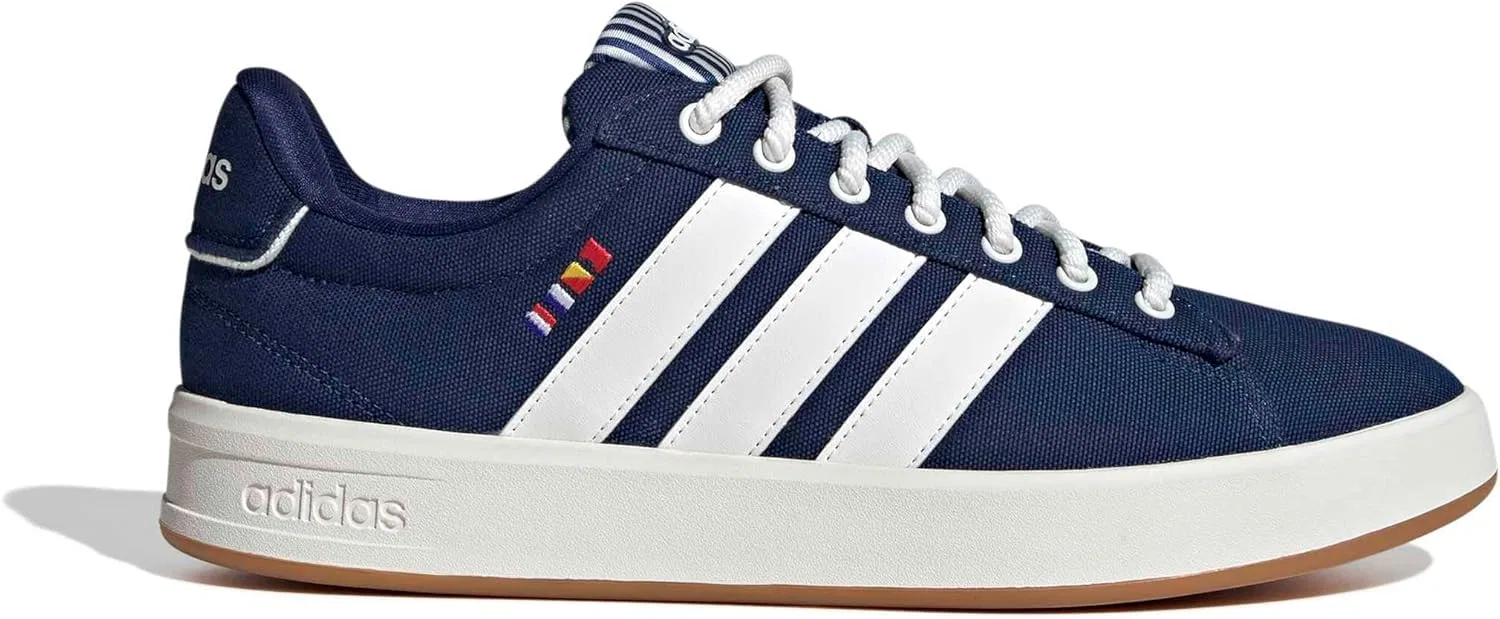 Мужские кроссовки Adidas Grand Court 3.0, Dark Blue Core White Gum10 — фото 2