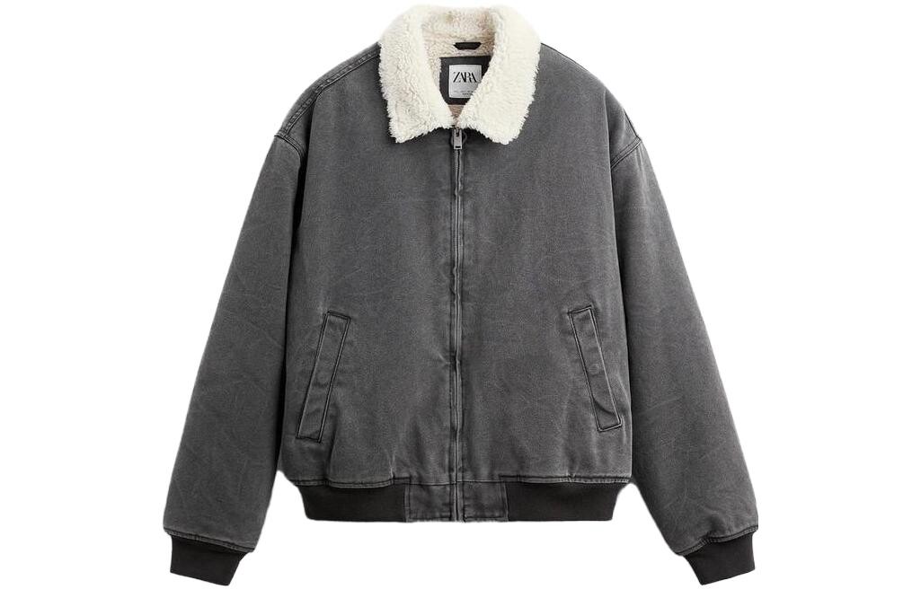 

Куртка мужская маркировка серая Zara, цвет Markings grey