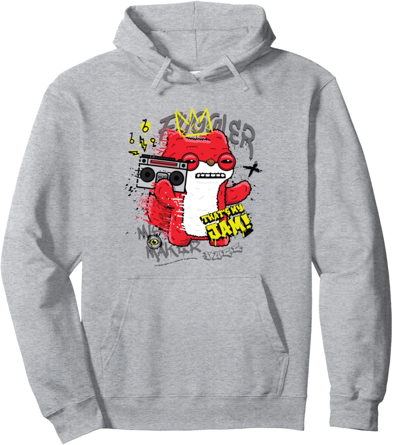 

Худи Fuggler Sketch Squirrel Boombox That's My Jam, синяя, размер S