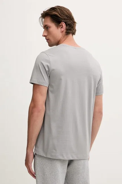 Футболка из мягкого хлопка TShirtRN BOSS, серый — фото 3