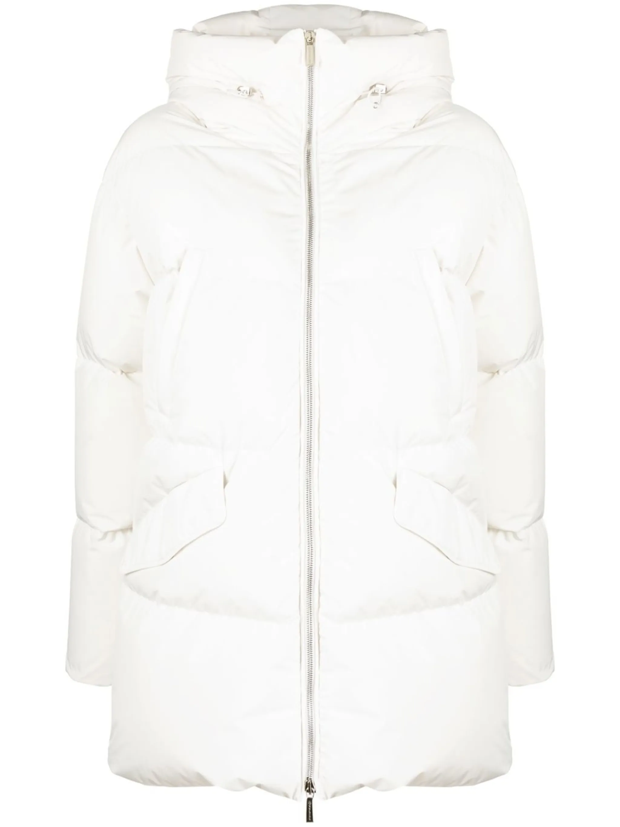

Стеганый пуховик с капюшоном Moorer, белый