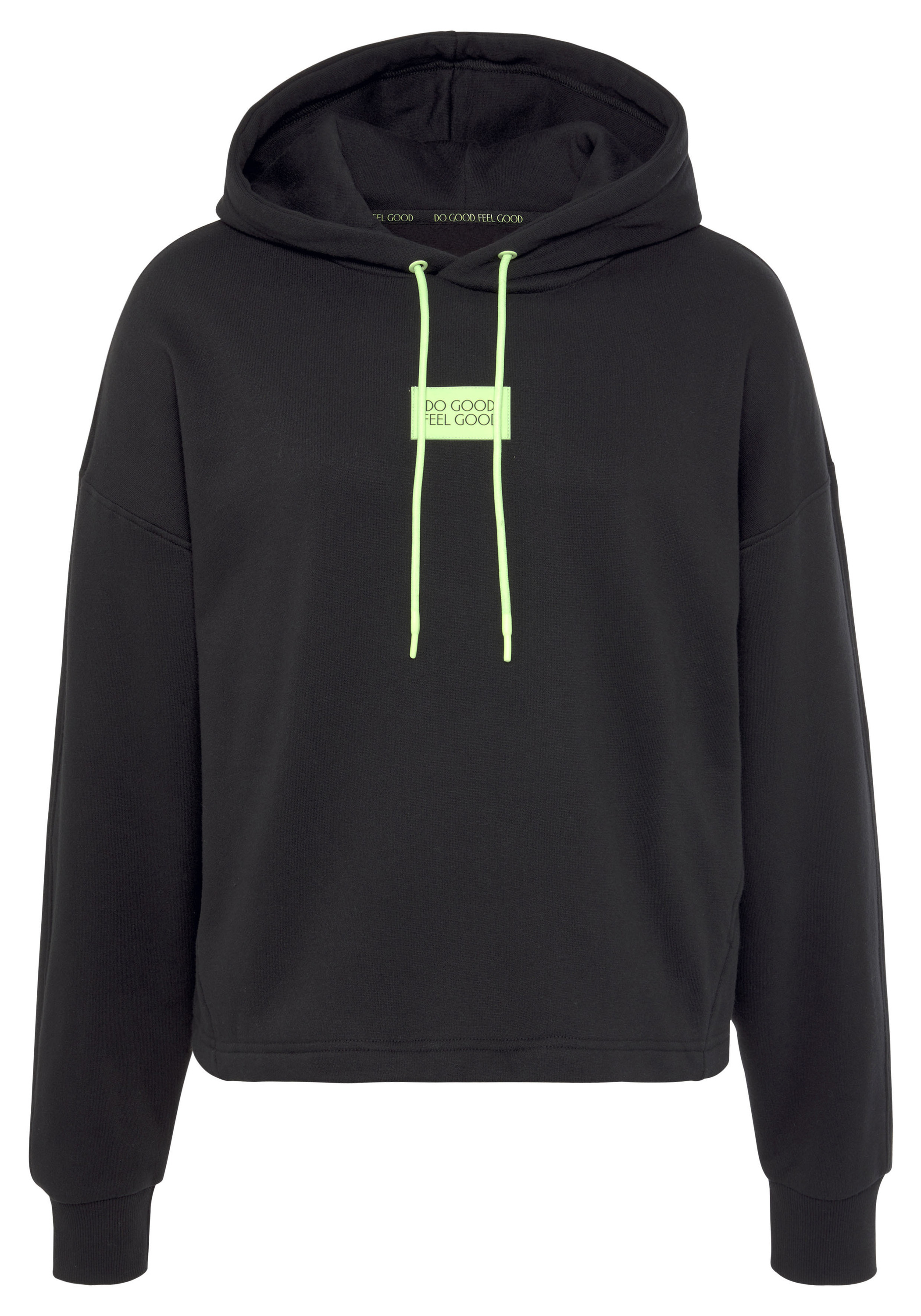 

Свитер LASCANA ACTIVE Hoodie, черный