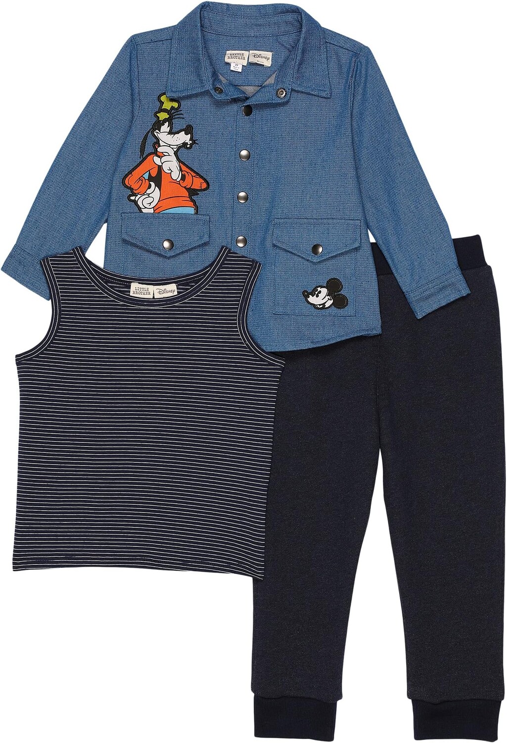 

Детский набор Pippa & Julie Utility Jacket Three-Piece Set, синий