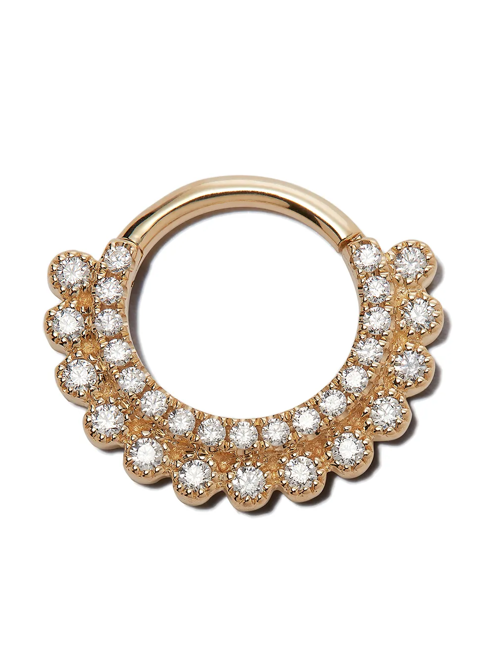 

Серьга Apsara Clicker из желтого золота MARIA TASH, золотой