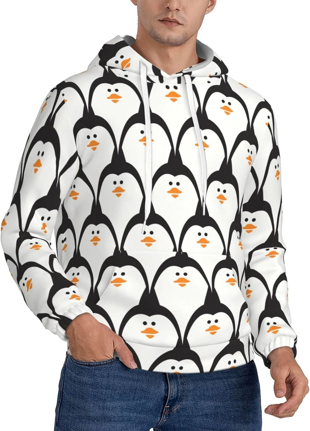 

Толстовка с капюшоном Penguin с карманами SDERDZSE