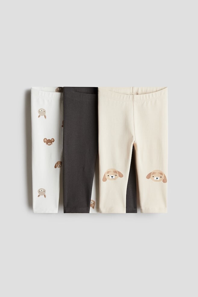 

Упаковка из 3 пар леггинсов из хлопкового джерси H&M, мультиколор
