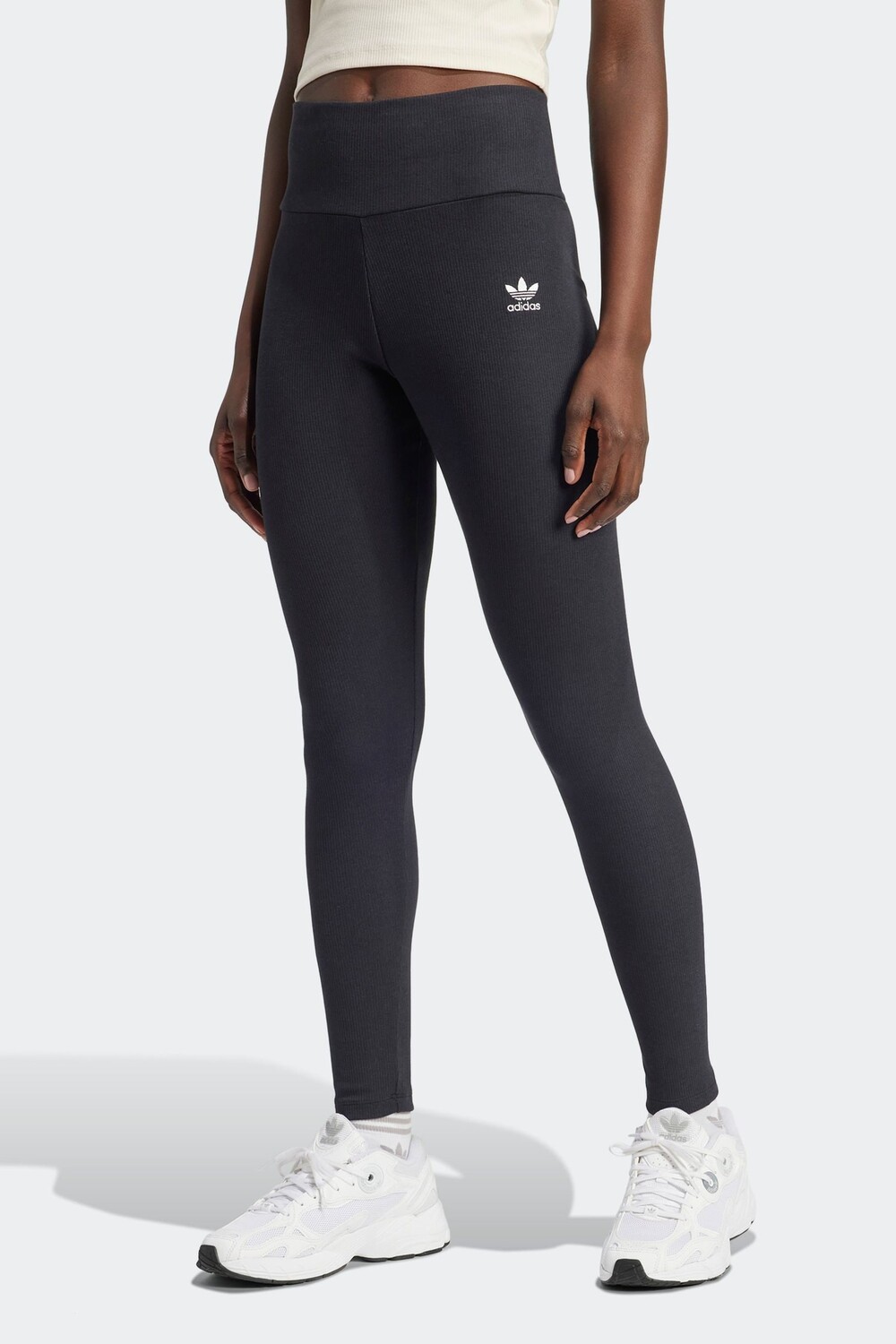 

Леггинсы Adidas Essential с высокой талией Adidas Originals, черный