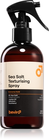 

Соленый спрей очень сильно фиксирующий Beviro Sea Salt Texturising Spray, 250 ml