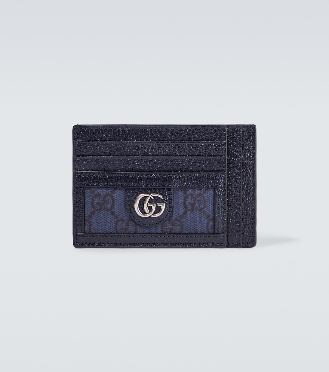 

Кожаный визитница ophidia gg Gucci, синий