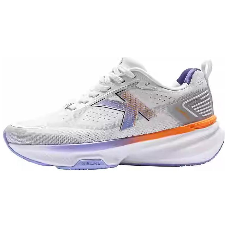 KELME Износостойкие и легкие низкие кроссовки для бега мужские белые фиолетовые — фото 3