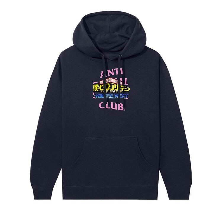 

Худи Anti Social Social Club Dark Might Hoodie Slate Blue, синий