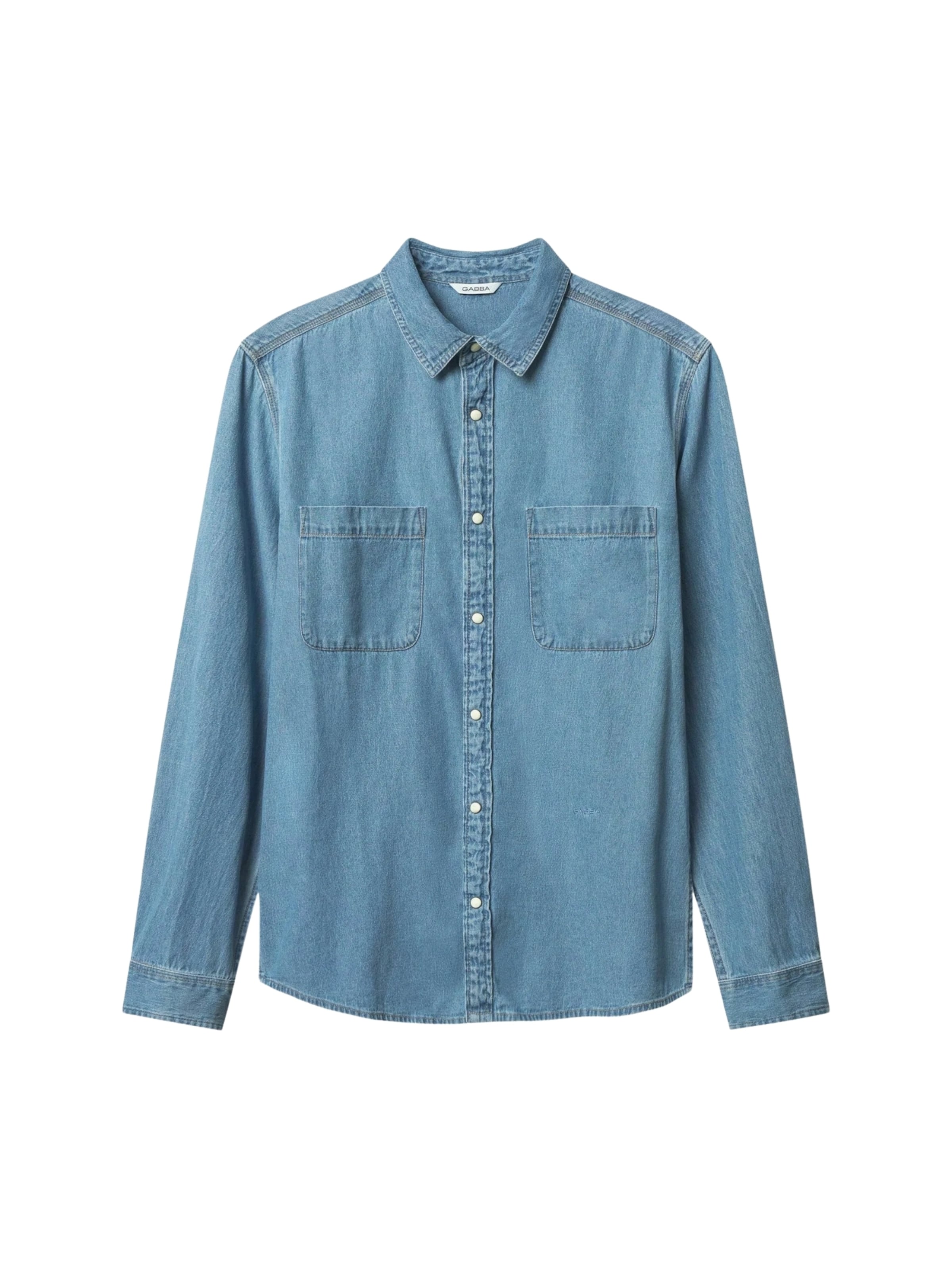 

GABBA Рубашка на пуговицах 'Sven' синего цвета Regular fit