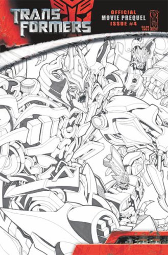 

Transformers Movie Prequel #4 Comic - Prime Directive Retailer Incentive Sketch Variant Cover (IDW Publishing, 2007) (IDW Publishing)