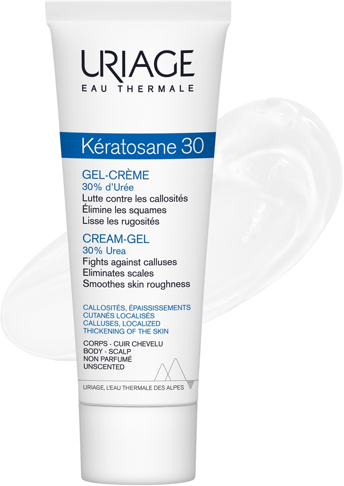 Увлажняющий гель-крем Kératosane 30 cream-gel Uriage, 75 мл — фото 2