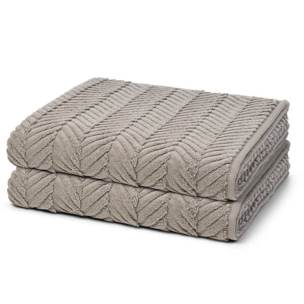 

Sensual Skin Zopf Набор полотенец Ross 2 шт, 75x1x140 см цвет flanell